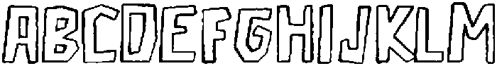 Coastal Cabana Caps Outline Skinny otf (400) FONT