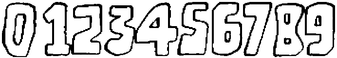 Coastal Cabana Caps Outline otf (400) Font OTHER CHARS