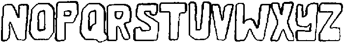 Coastal Cabana Caps Outline otf (400) Font UPPERCASE