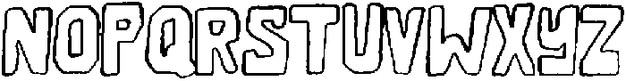 Coastal Cabana Caps Outline otf (400) Font LOWERCASE