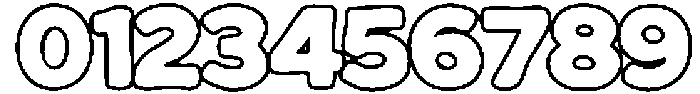 Coastal House Outline otf (400) Font OTHER CHARS
