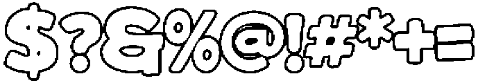 Coastal House Outline otf (400) Font OTHER CHARS