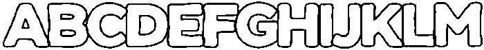 Coastal House Outline otf (400) Font UPPERCASE