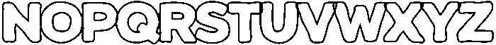 Coastal House Outline otf (400) Font UPPERCASE