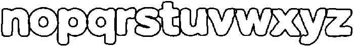Coastal House Outline otf (400) Font LOWERCASE