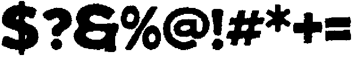 Coastal House Rough otf (400) Font OTHER CHARS