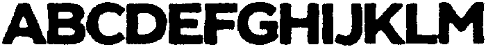Coastal House Rough otf (400) Font UPPERCASE