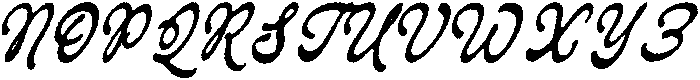 Coastal House Script Rough otf (400) Font UPPERCASE
