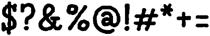Coastal Notes Bold otf (700) Font OTHER CHARS