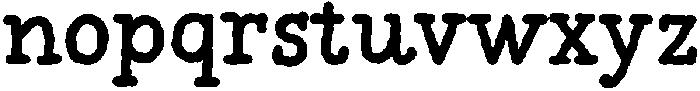 Coastal Notes Bold otf (700) Font LOWERCASE