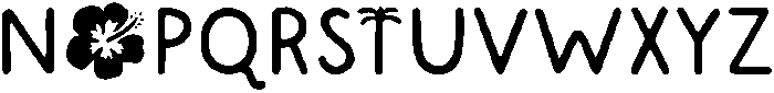 Coastal Paradise Regular otf (400) Font LOWERCASE