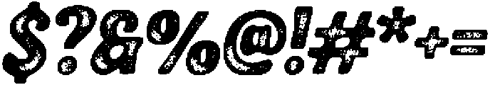 Coastline Texture Regular otf (400) Font OTHER CHARS