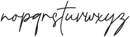 CoastlineCalligraphy Script otf (400) Font LOWERCASE