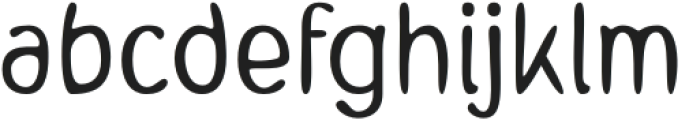 Coastly Regular otf (400) Font LOWERCASE