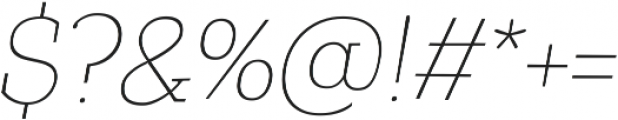 Coats Light Italic ttf (300) Font OTHER CHARS