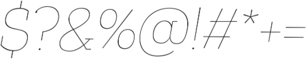 Coats Thin Italic otf (100) Font OTHER CHARS