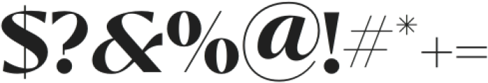 Cobya Bold otf (700) Font OTHER CHARS
