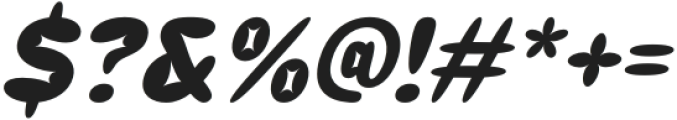 Cocana Italic otf (400) Font OTHER CHARS