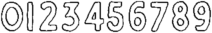 Cocktail Club Caps Outline otf (400) Font OTHER CHARS