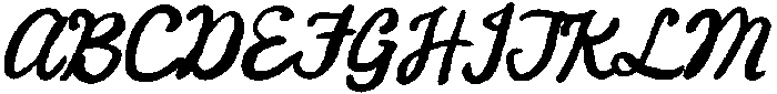 Cocktail Club Upright otf (400) Font UPPERCASE