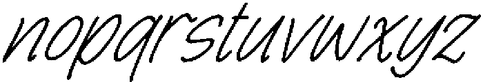Cocktail Vibes Italic otf (400) Font LOWERCASE