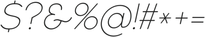 Coco Gothic Small Caps ExtraLight Italic otf (200) Font OTHER CHARS