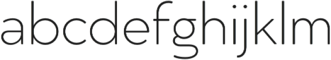 Cocogoose Classic ExtraLight otf (200) Font LOWERCASE
