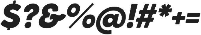 Cocomat Pro Black Italic otf (900) Font OTHER CHARS