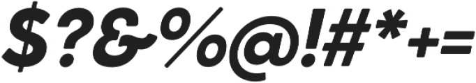 Cocomat Pro ExtraBold Italic otf (700) Font OTHER CHARS