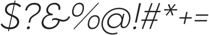 Cocomat Pro Light Italic otf (300) Font OTHER CHARS