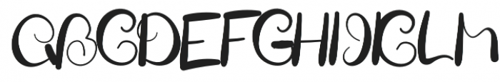 Coconut Font Regular otf (400) Font UPPERCASE