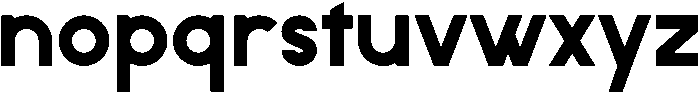 Coconut Regular otf (400) Font LOWERCASE
