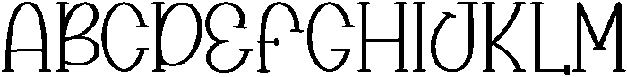 Coconut Regular otf (400) Font UPPERCASE
