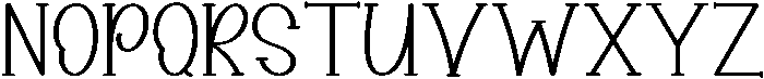 Coconut Regular otf (400) Font LOWERCASE