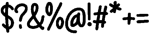 Coconut Regular otf (400) Font OTHER CHARS