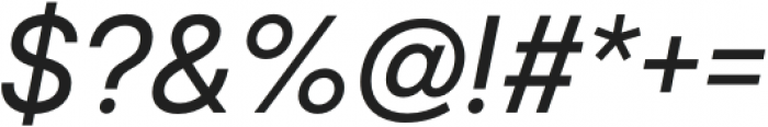 Code Next Regular Italic otf (400) Font OTHER CHARS