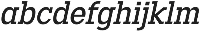 Codename FX Medium Italic otf (500) Font LOWERCASE