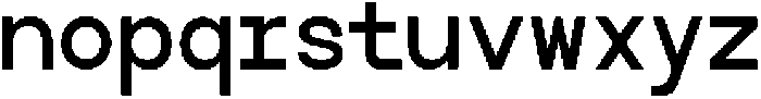 Codent Pro Regular otf (400) Font LOWERCASE