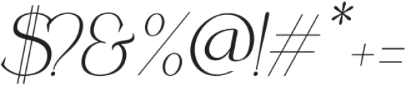 Coefficient-BoldItalic otf (700) Font OTHER CHARS