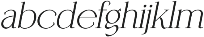 Coefficient Heavy Italic otf (800) Font LOWERCASE