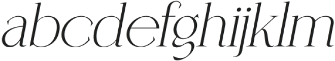 Coefficient Medium Italic otf (500) Font LOWERCASE