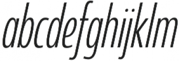 Coegit Compact Light Ital otf (300) Font LOWERCASE