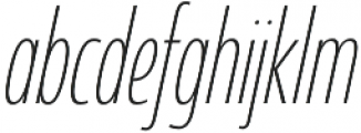 Coegit Compact Thin Ital otf (100) Font LOWERCASE