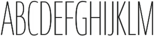 Coegit Compact Thin otf (100) Font UPPERCASE