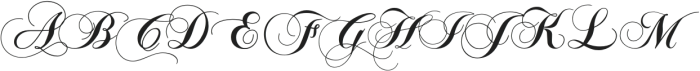 Coelogyne Script otf (400) Font UPPERCASE