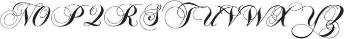 Coelogyne Script otf (400) Font UPPERCASE