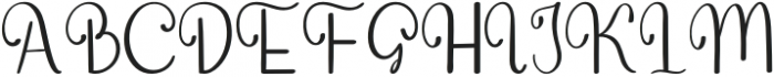CoffeLatte-Regular otf (400) Font UPPERCASE
