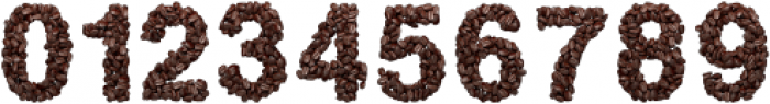 Coffee-Beans Regular otf (400) Font OTHER CHARS