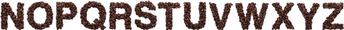 Coffee-Beans Regular otf (400) Font UPPERCASE