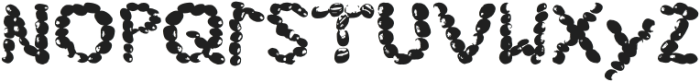 Coffee Beans Time Dingbat otf (400) Font LOWERCASE
